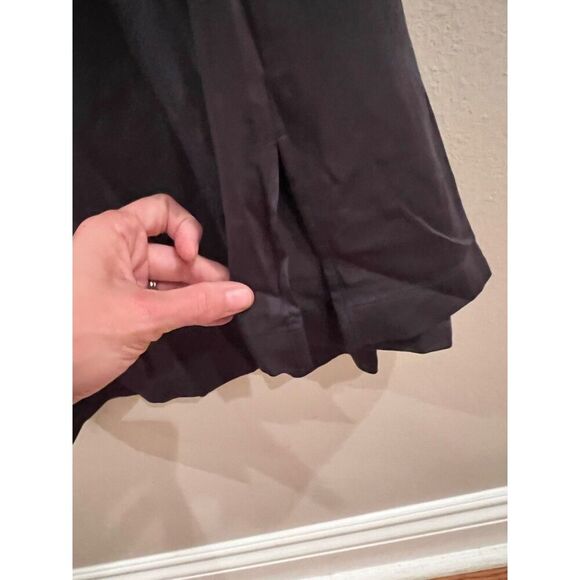 Pure Jill Womens Black Wrap Dress XS Classic Staple Minimalist Office Vixen - Picture 7 of 9